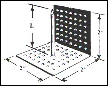 90 degree insulation hanger